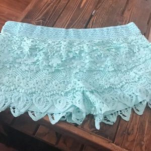 Lace shorts